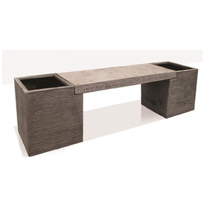 ΡLΑNΤΕR 175 ΠΑΓΚΑΚΙ  κωδ 4517540  Μήκος: 45,5 cm, Πλάτος: 175 cm, Ύψος: 40 cm  υλικο - fiberglass με το σκυρόδεμα