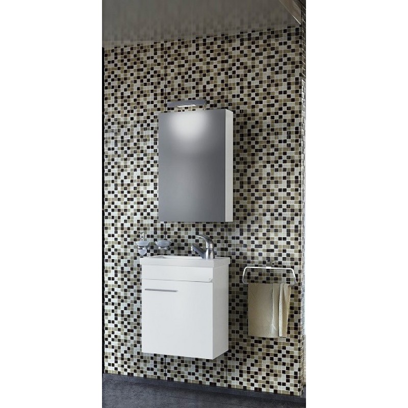 Drop Status 45 Πάγκος με Νιπτήρα & Καθρέπτη White Κωδικός: 51785833