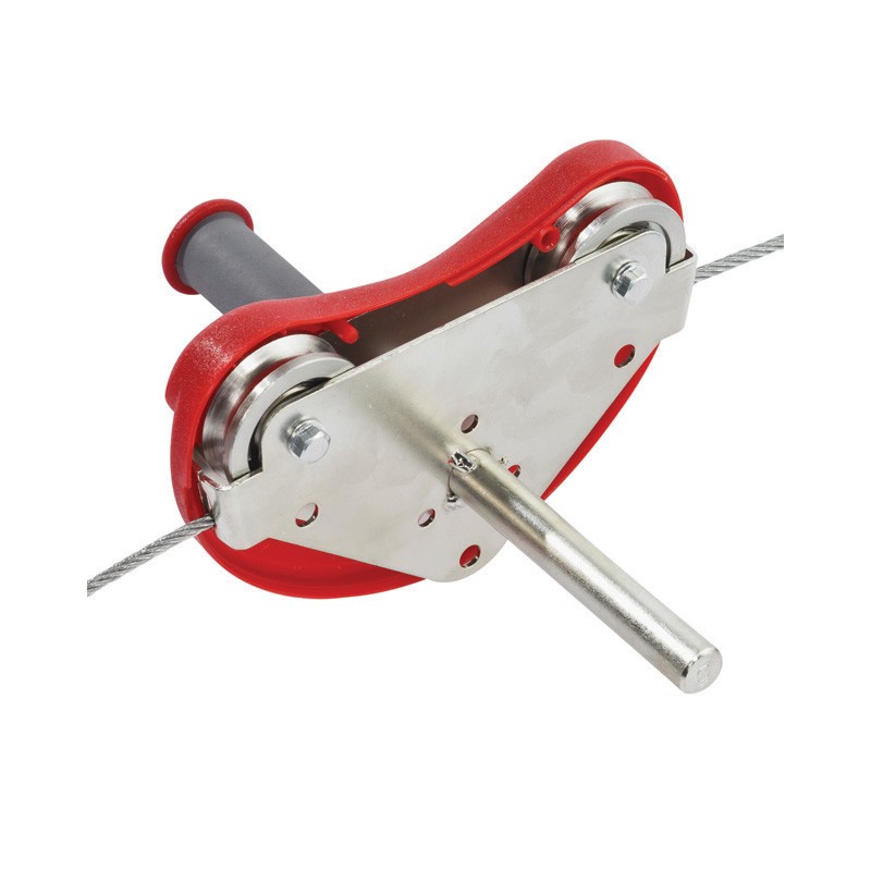 Μηχανισμός τελεφερίκ Συρματόσχοινο μήκους 30 m x Ø 4 mm Αντοχή σε βάρος : 70Kg  κωδικός 24301