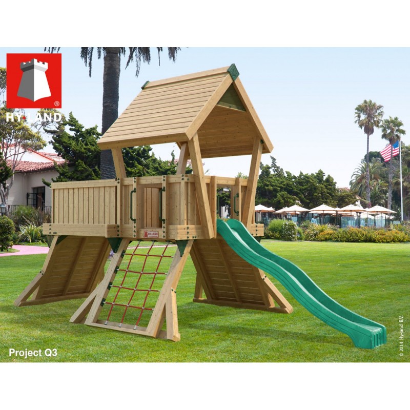 Ξύλινη παιδική χαρά | Q3 Πύργος παιδικής χαράς Q3