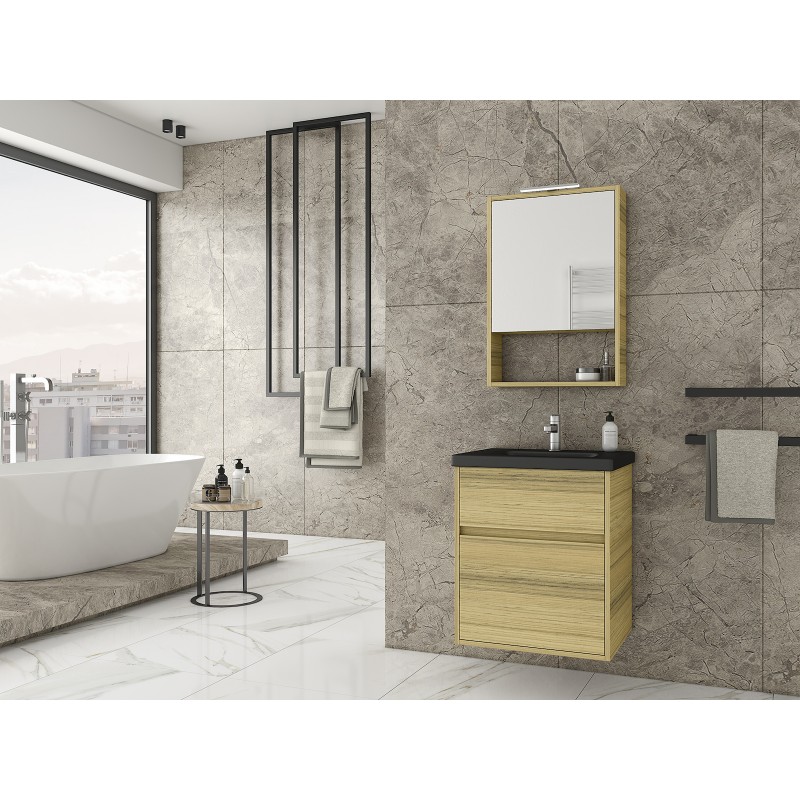 Drop Luxus 100 Πάγκος με Νιπτήρα Μ96xΒ40xΥ50cm White Κωδικός: 47321746