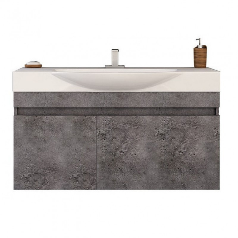 Drop Senso 105 Πάγκος με Νιπτήρα Μ102xΒ38xΥ50cm Granite Κωδικός: 40942834