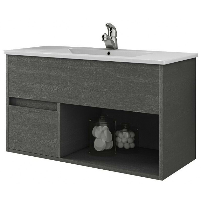 Drop Sorrento 85 Πάγκος χωρίς Νιπτήρα Μ82xΒ43.5xΥ50cm Graphite Κωδικός: 27634273