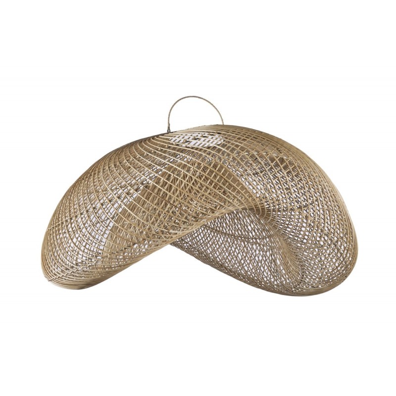 RATTAN HANGING LAMP  (401349)  Κρεμαστό φωτιστικό από rattan υλικό σε φυσική απόχρωση.Φ. 80 εκ.