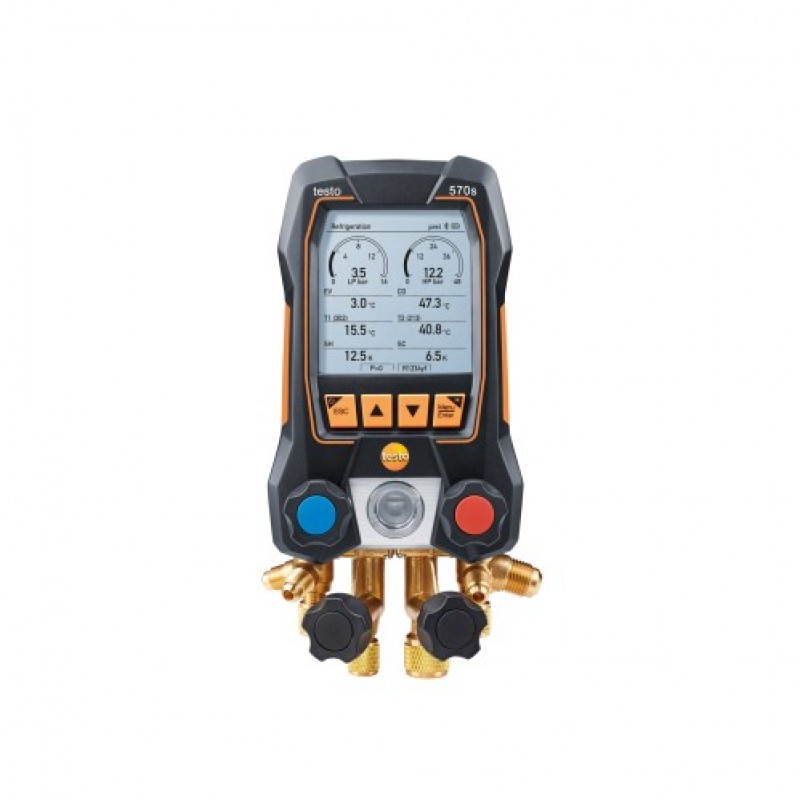 testo 570s  Κωδικός 0564 5701 Smart ψηφιακό μανόμετρο με πρωτόκολλο βαθμονόμησης   