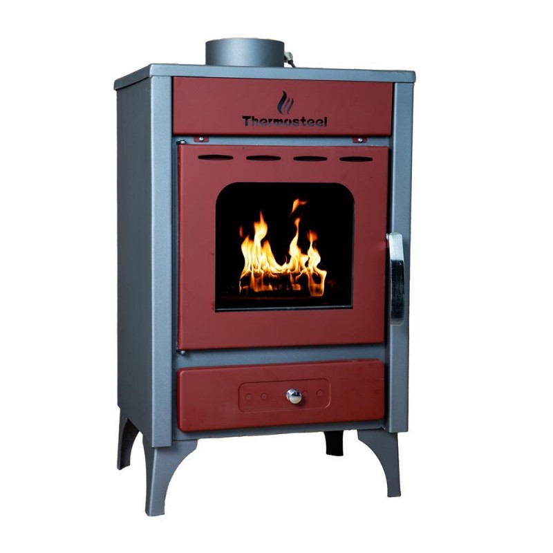 Thermosteel X20 χαλύβδινη ξυλόσομπα 12kw  Διαστάσεις (MxPxY)46×36,5×75 cm
