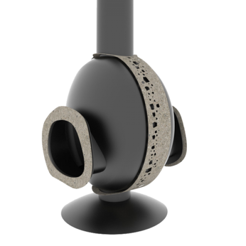 Smolikas Fireplace –Κωδικός Προϊόντος:  5460.97.1502  Ονομαστική ισχύς : 5,8 -11.7  KW  Διαστάσεις ΠxΒxΥ  1.03 x 0.87 x 3.00 cm  