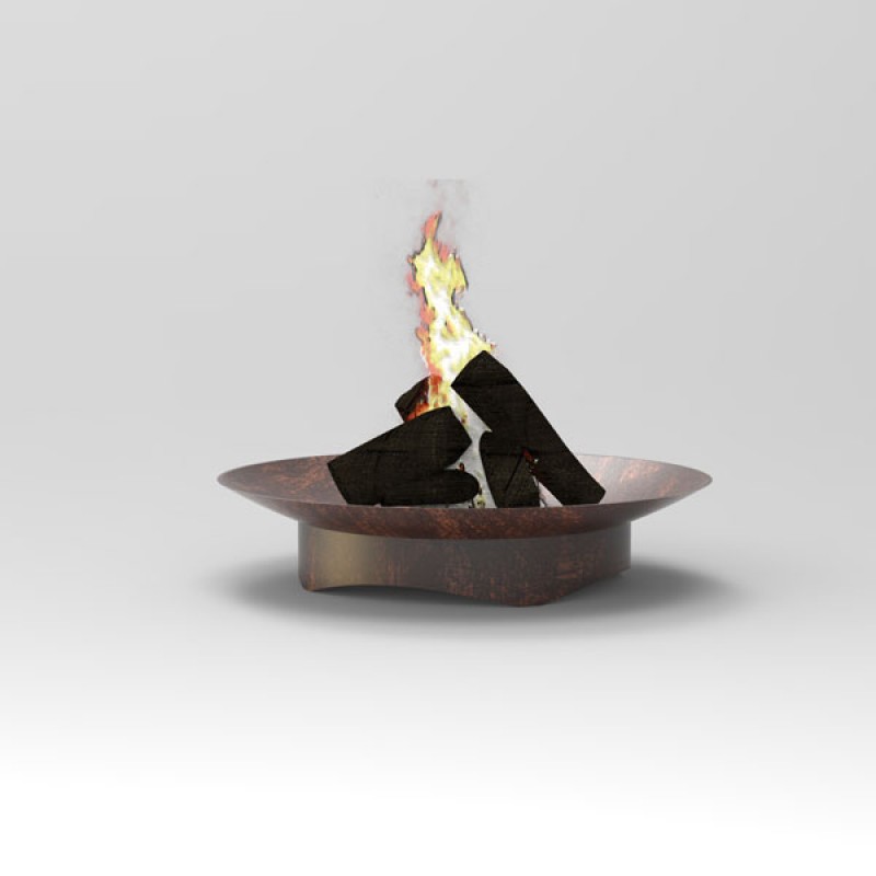 Firepit 100 Ανοιχτό τζάκι  –Κωδικός Προϊόντος: 97.1725  Διαστάσεις ΠxΒxΥ 91 x 91 x 19 cm 