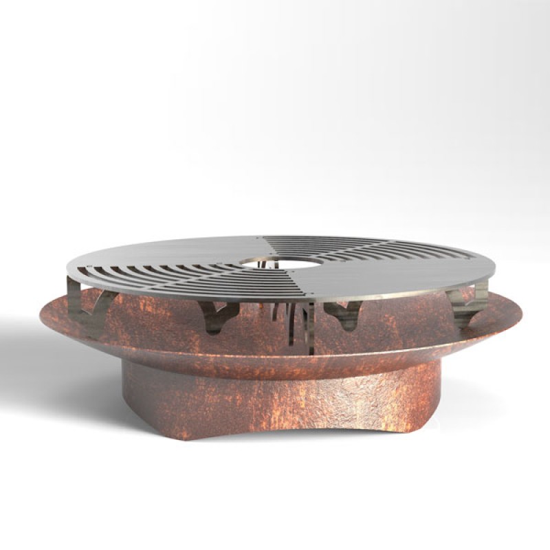 Firepit 200  Ανοιχτό τζάκι  –Κωδικός Προϊόντος:97.1748    Διαστάσεις ΠxΒxΥ 91 x 91 x 20 cm 