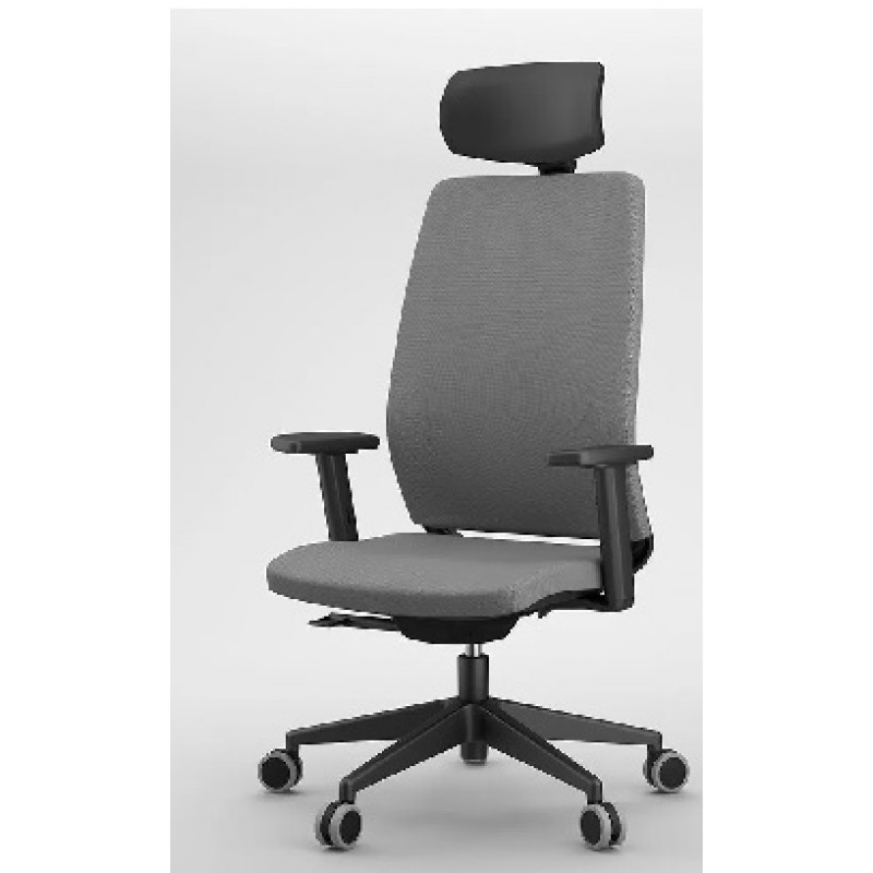  BROW 2026 derma  Πολυθρόνα γραφείου με δερματίνη μηχανισμό ανάκλησης  synchro