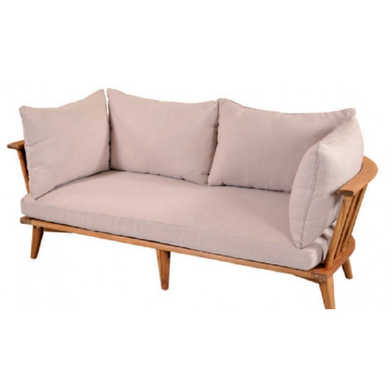  BARCHELONA SOFA 356000 - Καναπες απο ξύλο ακακία χρώμα φυσικό  177.5x76x60cm 