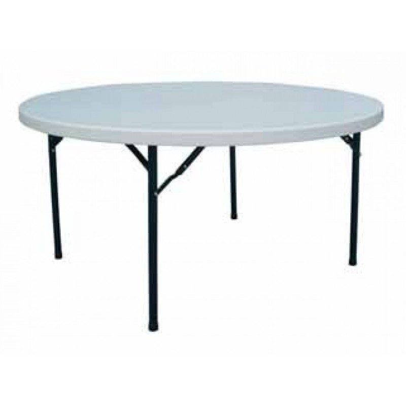 COLORADO Ø1,80 Τραπέζι εκδηλώσεων ροτόντα πτυσσόμενο από HDPE  Ιδανικό για εκδηλώσεις , ξενοδοχεία , catering , συναυλίες κτλ