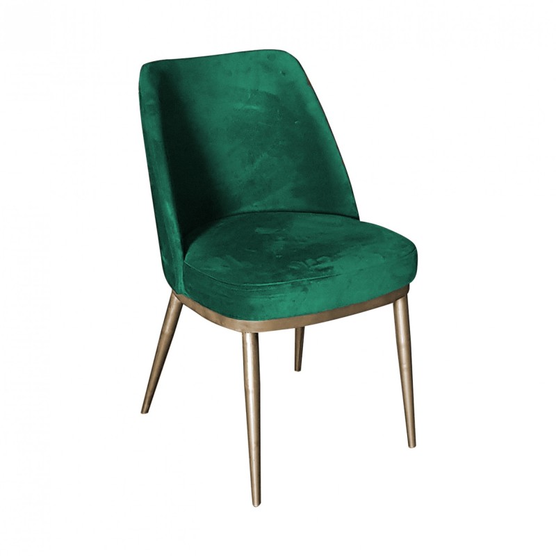 TS-522 - Μεταλλική Καρέκλα 522 με τεχνόδερμα η ύφασμα. 50x58x87cm