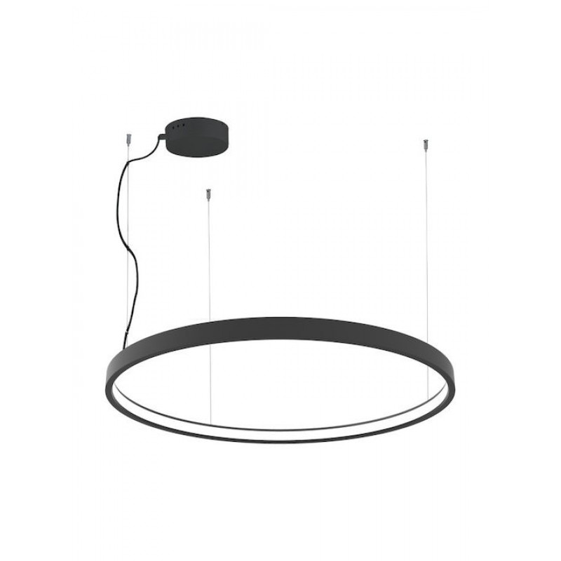 Viokef Μοντέρνο Κρεμαστό Φωτιστικό με Ενσωματωμένο LED σε Μαύρο Χρώμα Κωδικός: 4224400