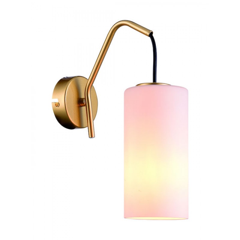 Viokef Elenor Μοντέρνο Φωτιστικό Τοίχου με Ντουί E27 σε Λευκό Χρώμα Πλάτους 9cm Κωδικός: 4232200