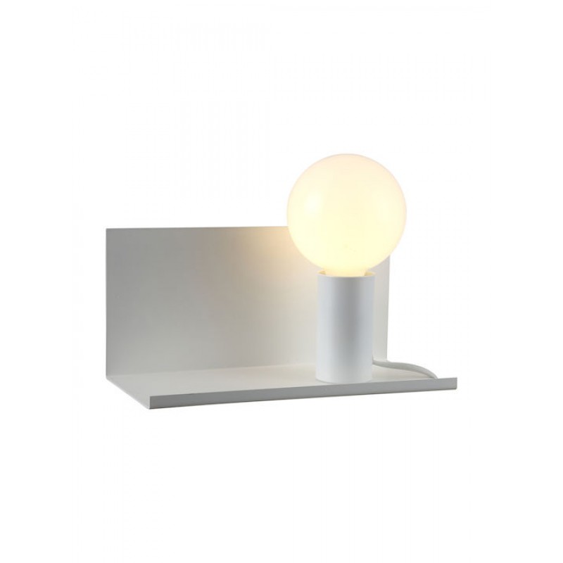 Viokef Simi Μοντέρνο Φωτιστικό Τοίχου με Ντουί E27 σε Λευκό Χρώμα Πλάτους 25cm Κωδικός: 4231900