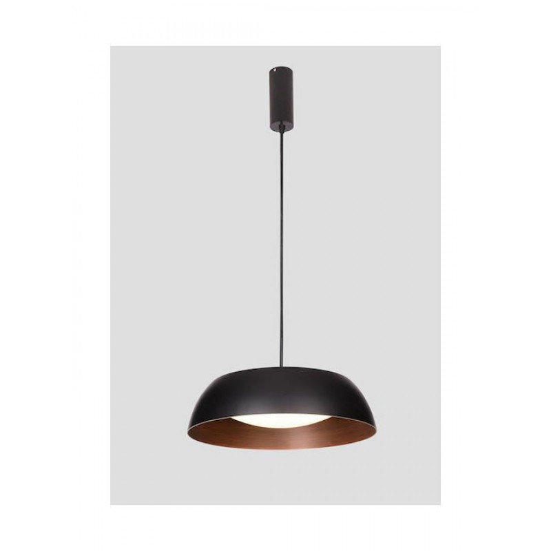 Viokef Chester Μοντέρνο Κρεμαστό Φωτιστικό με Ενσωματωμένο LED σε Καφέ Χρώμα Κωδικός: 4173400