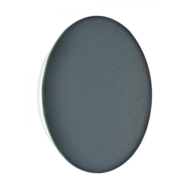 Viokef D300 Concrete Kyklos Μοντέρνο Φωτιστικό Τοίχου με Ενσωματωμένο LED και Θερμό Λευκό Φως σε Μαύρο Χρώμα Πλάτους 30cm Κωδικός: 4193802