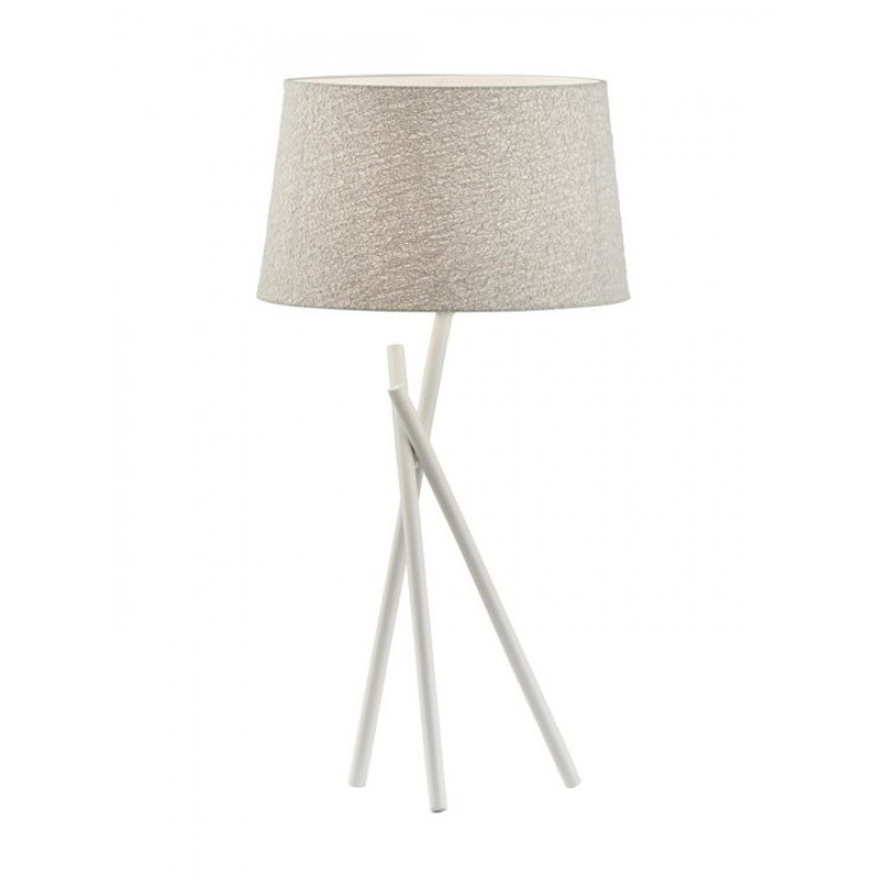 Viokef Πορτατίφ με Γκρι Καπέλο και Λευκή Βάση Κωδικός: 4127501