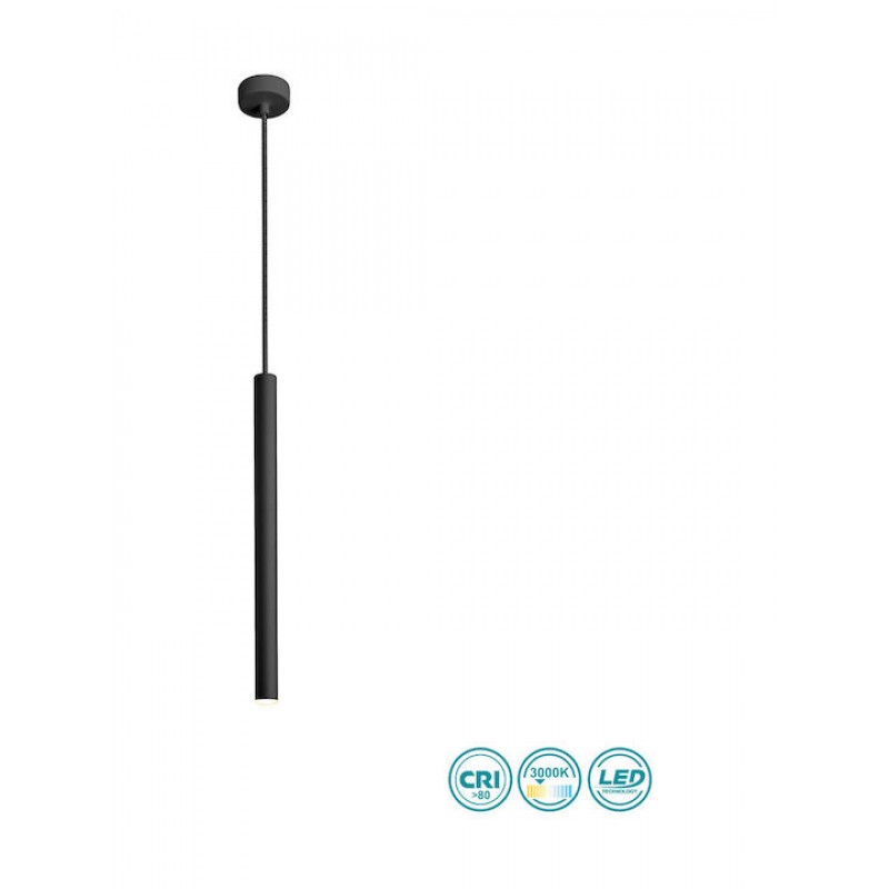 Viokef Elliot Μοντέρνο Κρεμαστό Φωτιστικό με Ενσωματωμένο LED σε Μαύρο Χρώμα Κωδικός: 4201703