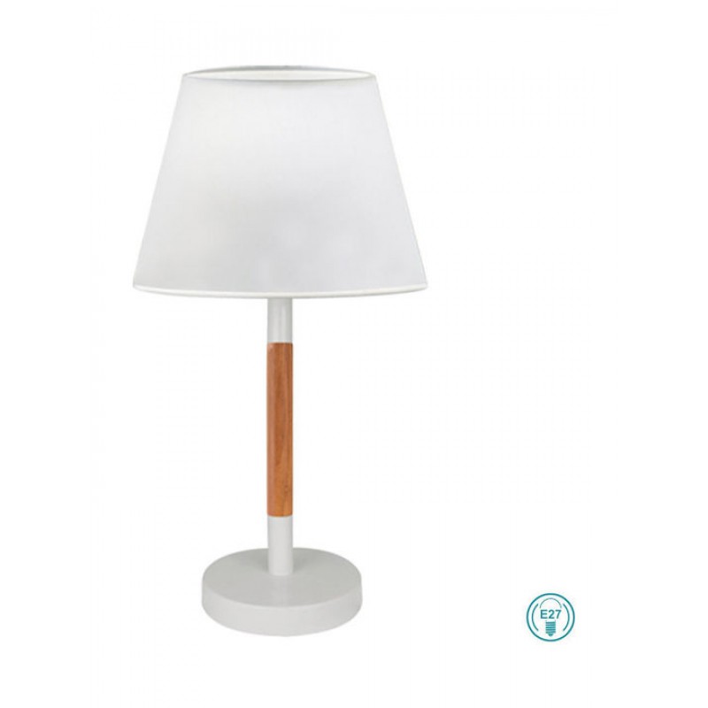 Viokef Πορτατίφ με Λευκό Καπέλο και Λευκή Βάση Κωδικός: 4188100