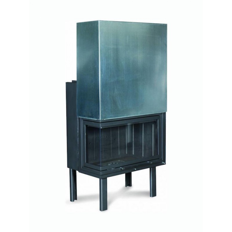 Warm W 90 Corner Ενεργειακό Τζάκι Ξύλου 20.43kW Δεξιά Γωνία με Συρόμενη Ανοιγόμενη Πόρτα Κωδικός: 6130577