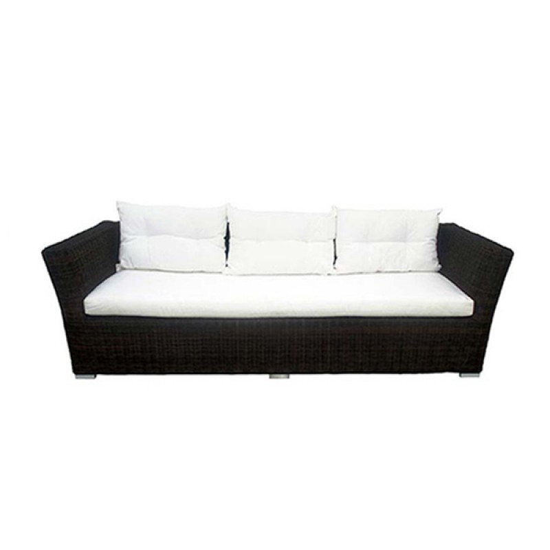 BL CARLA 3  SET 4 τμχ - Σαλόνι κήπου Wicker ( 1 τριθέσιος καναπές , 2 πολυθρόνες  ,1 Τραπέζι )