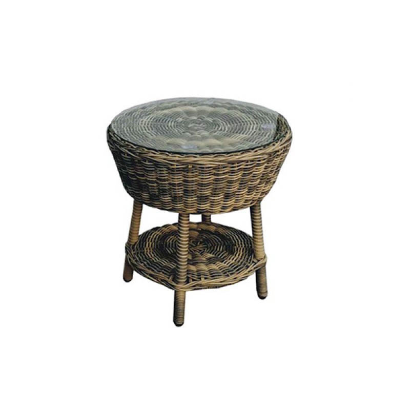 ΤΡΑΠΕΖΙ ΚΗΠΟΥ Ø55 WICKER – RATTAN SANTA 5281 G 