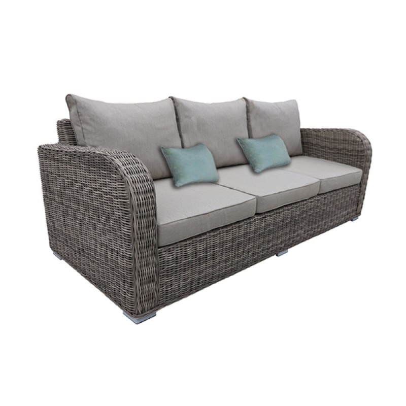 SARAH ΣΕΤ 4 ΤΕΜΑΧΙΩΝ  Σαλόνι Wicker  ( 2 πολυθρόνες  ,1 καναπες  , 1  Τραπέζι 80 * 150 * 45 - 65  υψος cm )