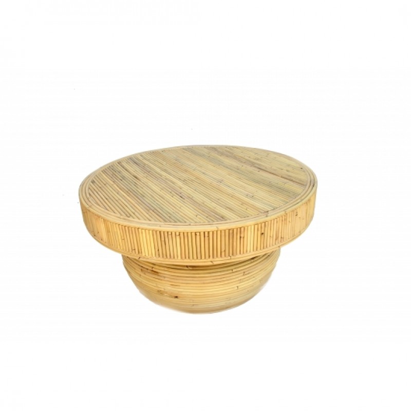 Τραπέζι σαλονιού OSLO RN   βάση από κόντρα πλακέ θαλάσσης και μπαμπού σε απόχρωση light honey  Ύψος: 43cm  Μήκος: 83cm Βάθος: 83cm 