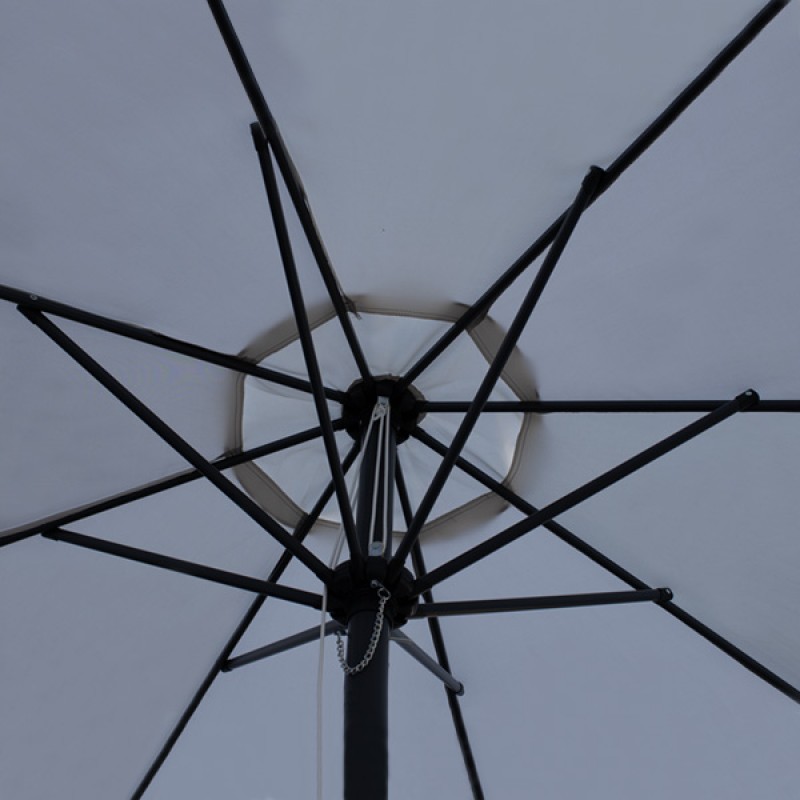 ΟΜΠΡΕΛΑ ΚΗΠΟΥ-ΒΕΡΑΝΤΑΣ 5465 G   Με αεραγωγό και βολάν Διάμετρος: Ø 3m  Κωδικός προϊόντος: 200-82-046