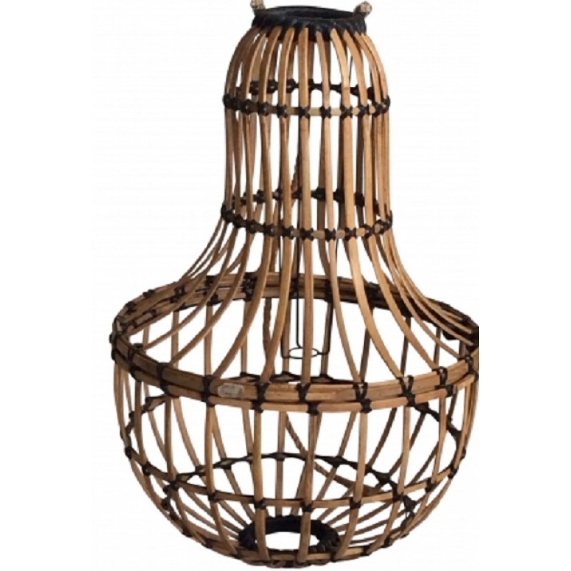 Φωτιστικό κρεμαστό από bamboo σε φυσικό χρώμα  ABU DHABI  E27 ΝΤΟΥΙ Κωδικός: BAB 244 Μήκος: 55cm  Πλάτος: 85cm