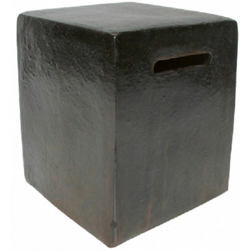 Σκαμπό GERVA L STONEWARE Κωδικός: POT 1154   Μήκος: 34cm Πλάτος: 34cm Ύψος: 40cm