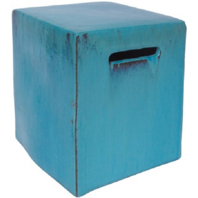 Σκαμπό GERVA C STONEWARE Κωδικός: POT 1097  Μήκος: 34cm Πλάτος: 34cm Ύψος: 40cm