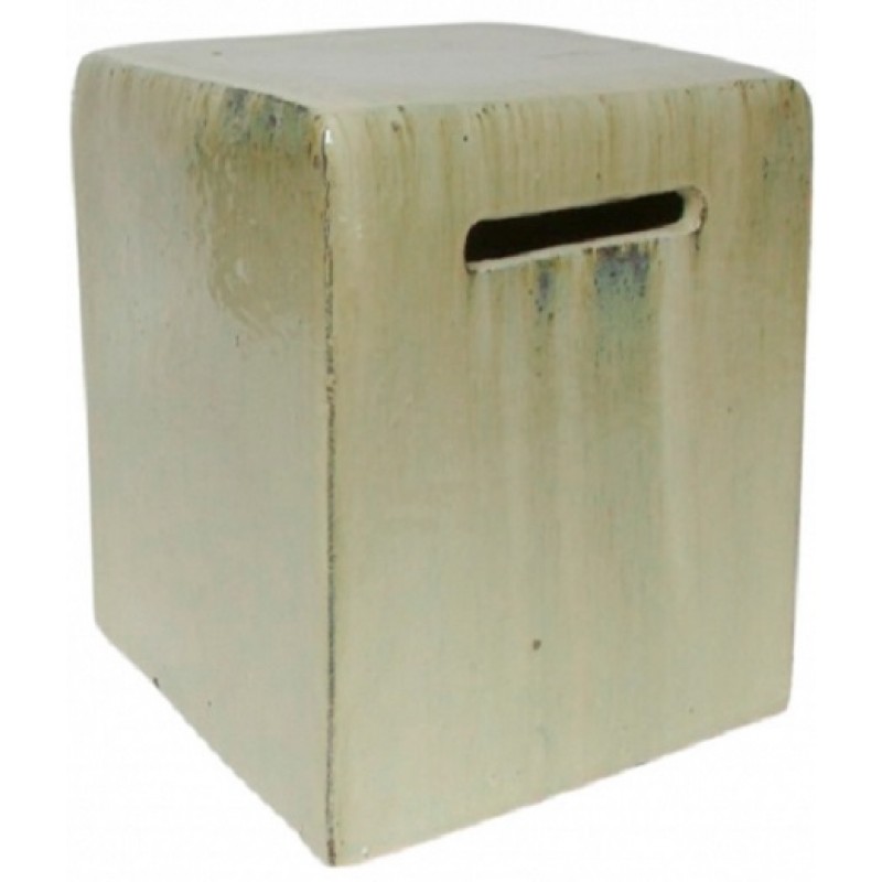 Σκαμπό GERVA B  STONEWARE Κωδικός: POT 1098   Μήκος: 34cm Πλάτος: 34cm Ύψος: 40cm