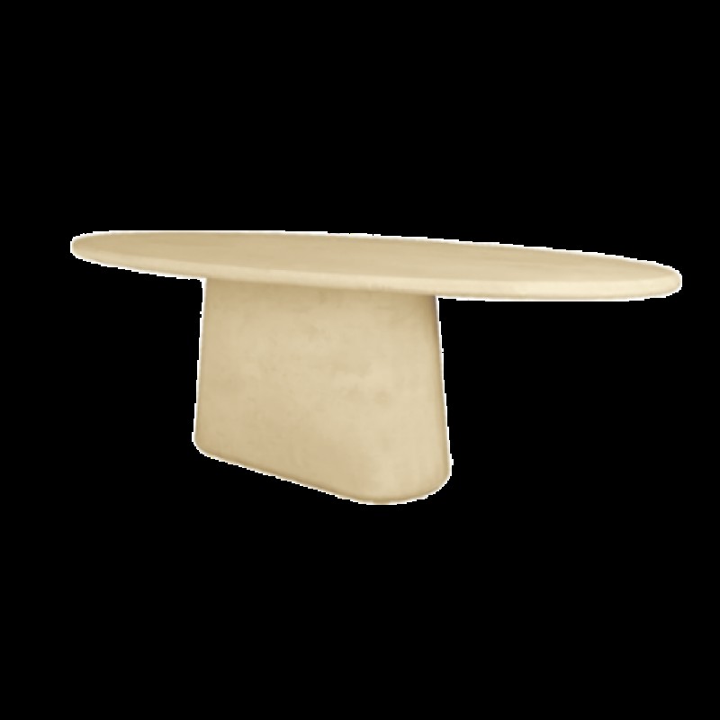 Τραπέζι φαγητού NAOKI L   μείγμα τσιμέντου ,φυτικών ινών και σκόνης γρανίτη   Ύψος: 75 Μήκος: 260  Βάθος: 120cm 