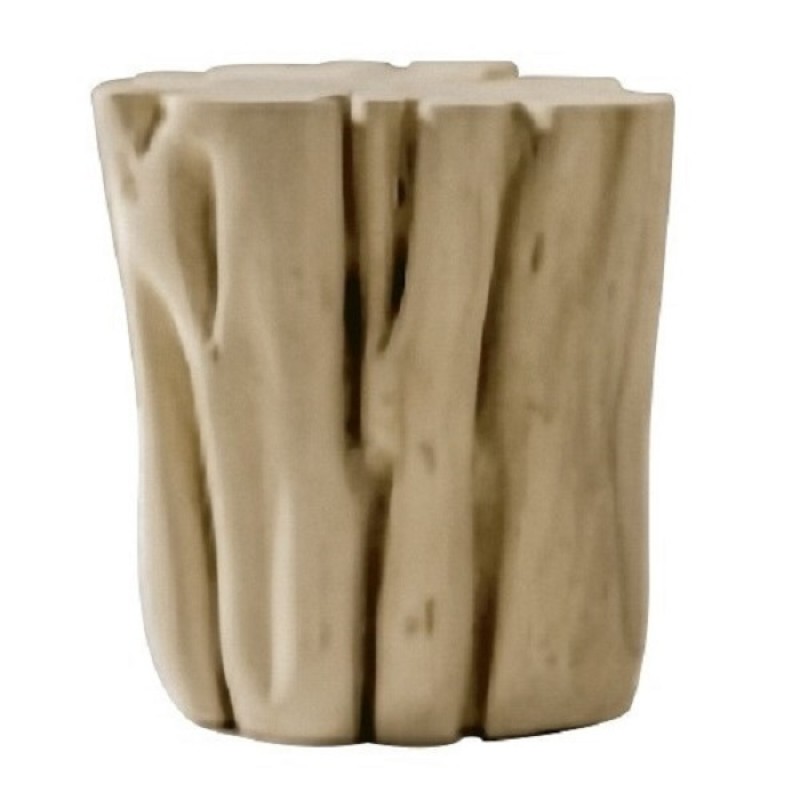 Σκαμπό ROUND ROUGH S  Κωδικός: SEK 108  μασίφ ξύλο teak σε φυσικό χρώμα.  Μήκος: 35cm Ύψος: 45cm