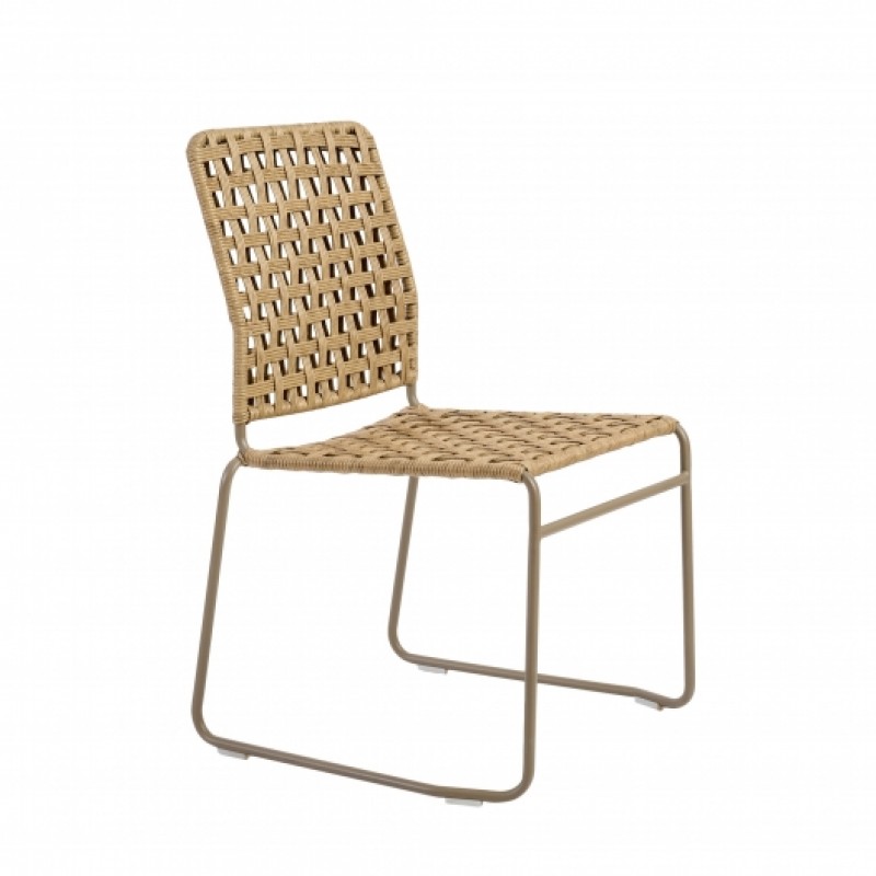 Dining chair ROMAN Καρέκλα φαγητού από συνθετικό rattan  Ύψος:84cm Μήκος: 54cm Βάθος: 56cm   