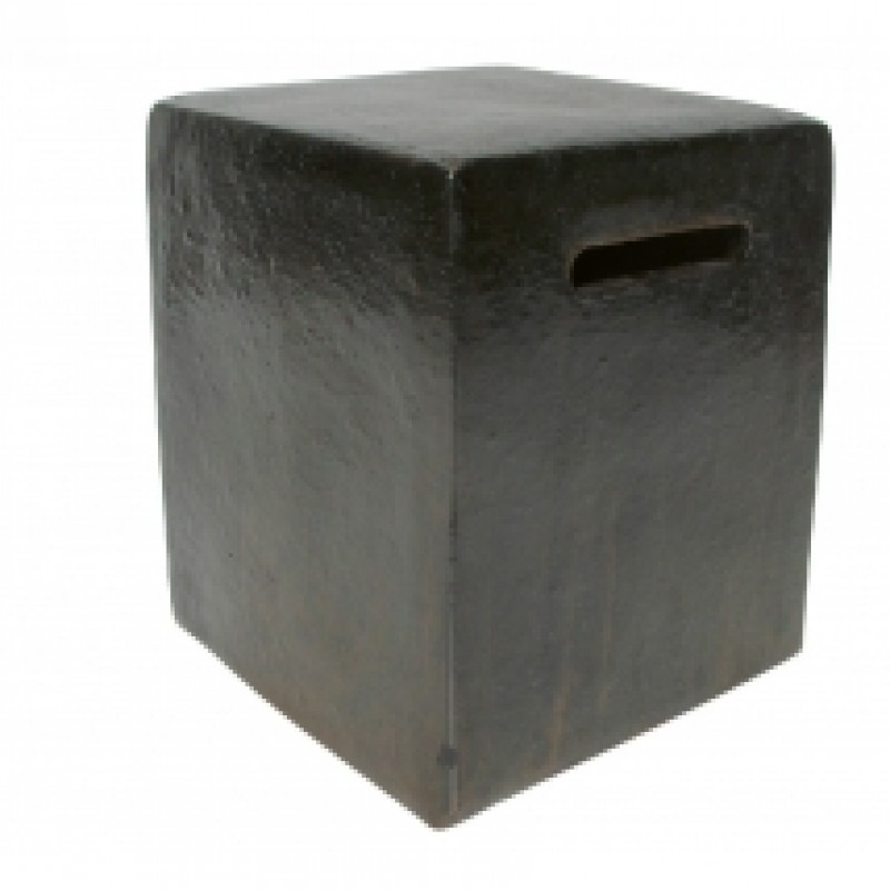 Σκαμπό GERVA L STONEWARE Κωδικός: POT 1154   Μήκος: 34cm Πλάτος: 34cm Ύψος: 40cm