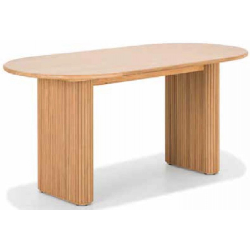 Τραπέζι φαγητού PRESTON Κωδικός: NAT 065  από ξύλο teak Ύψος: 76cm  Μήκος: 220cm  Πλάτος: 80cm 