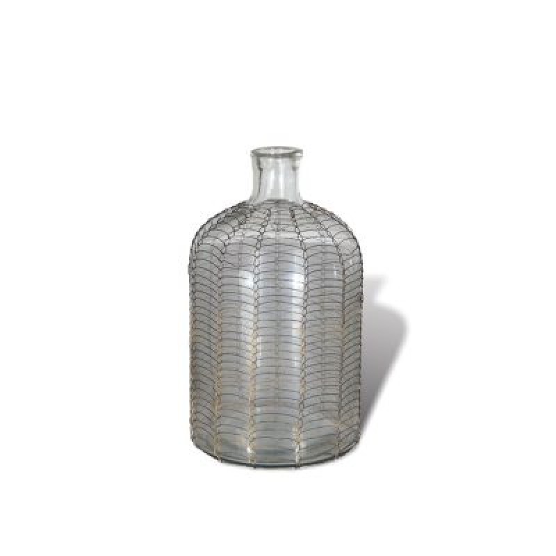 ΜΠΟΥΚΑΛΙ ΜΕ ΣΥΡΜΑΤΙΝΗ ΠΛΕΞΗ 1393185 ΔΙΑΣΤΑΣΕΙΣ 18χ18x30