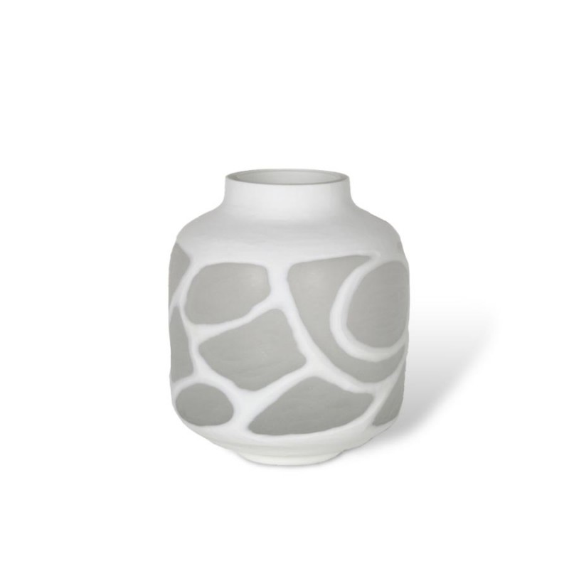 ΒΑΖΟ ΛΕΥΚΟ ΔΙΑΦΑΝΕΣ ΜΙΚΡΟ 3147006 ΔΙΑΣΤΑΣΕΙΣ 22cm x 22cm x 25cm