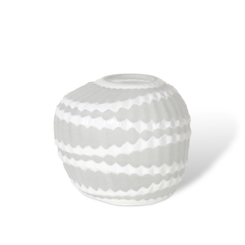 ΒΑΖΟ ΛΕΥΚΟ ΔΙΑΦΑΝΕΣ ΧΑΜΗΛΟ 3147008 ΔΙΑΣΤΑΣΕΙΣ 30cm x 26cm x 26cm