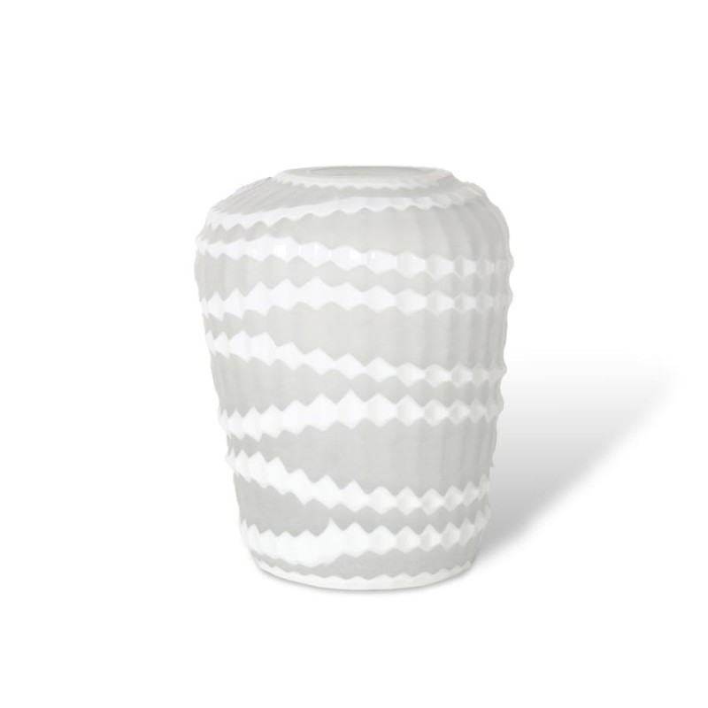  ΒΑΖΟ ΛΕΥΚΟ ΔΙΑΦΑΝΕΣ ΨΗΛΟ 3147009 ΔΙΑΣΤΑΣΕΙΣ 26cm x 24cm x 34cm