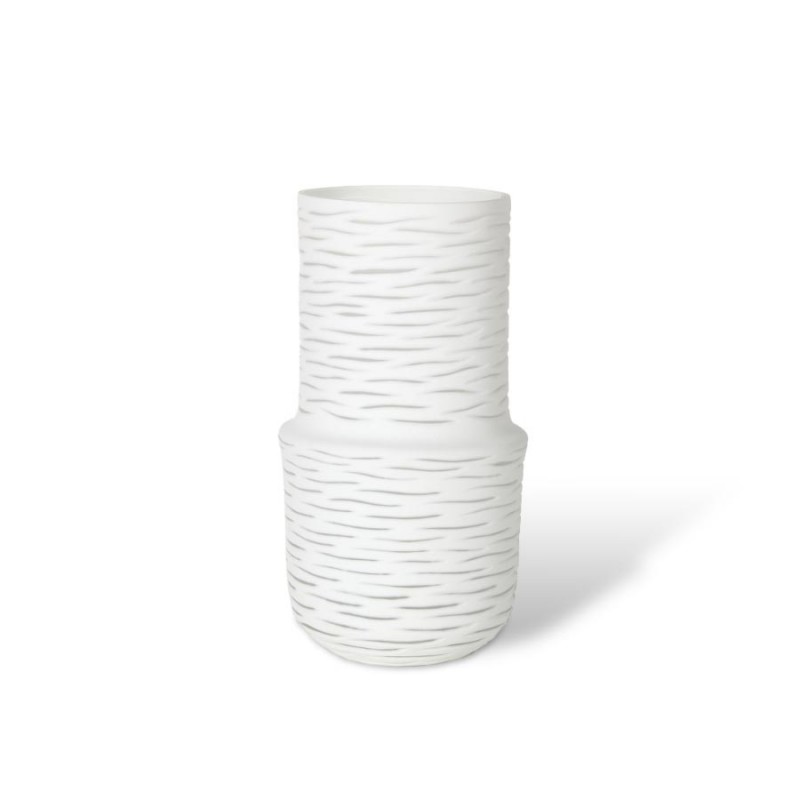 ΒΑΖΟ ΛΕΥΚΟ ΜΕΓΑΛΟ 3147025 ΔΙΑΣΤΑΣΕΙΣ 23cm x 23cm x 44cm