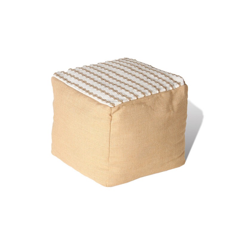 ΠΟΥΦ ΚΑΦΕ-ΛΕΥΚΟ ΤΕΤΡΑΓΩΝΟ ΜΙΚΡΟ 3148014