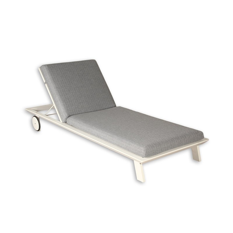 ΞΑΠΛΩΣΤΡΑ ΑΛΟΥΜΙΝΙΟΥ ΛΕΥΚΗ ΜΕ ΓΚΡΙ ΜΑΞΙΛΑΡΙ 31700021 ΔΙΑΣΤΑΣΕΙΣ 210x88x83 cm