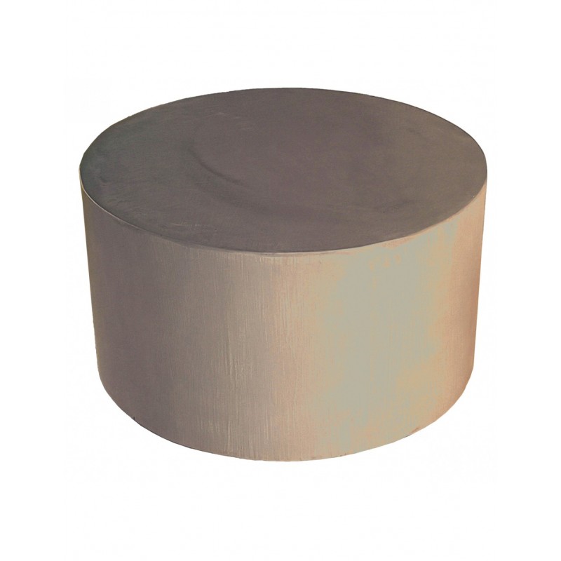 AVG975 τραπεζάκι cement  χαμηλό  Κωδικός : 31327-116655  - καφέ   Διαστάσεις   Ø80x45cm