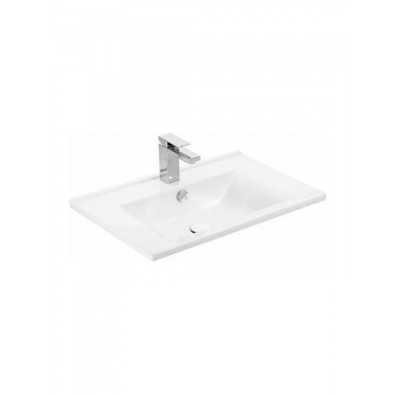 Drop Sorento 65 Επικαθήμενος Νιπτήρας Πορσελάνης 65x45.5cm Λευκός 6BAT065PC