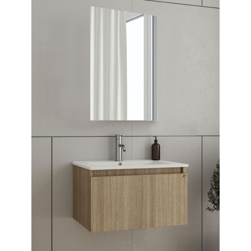 Drop Liberty 60 Slavonia Oak 5FLIM60SO Έπιπλο Μπάνιου Μελαμινικό